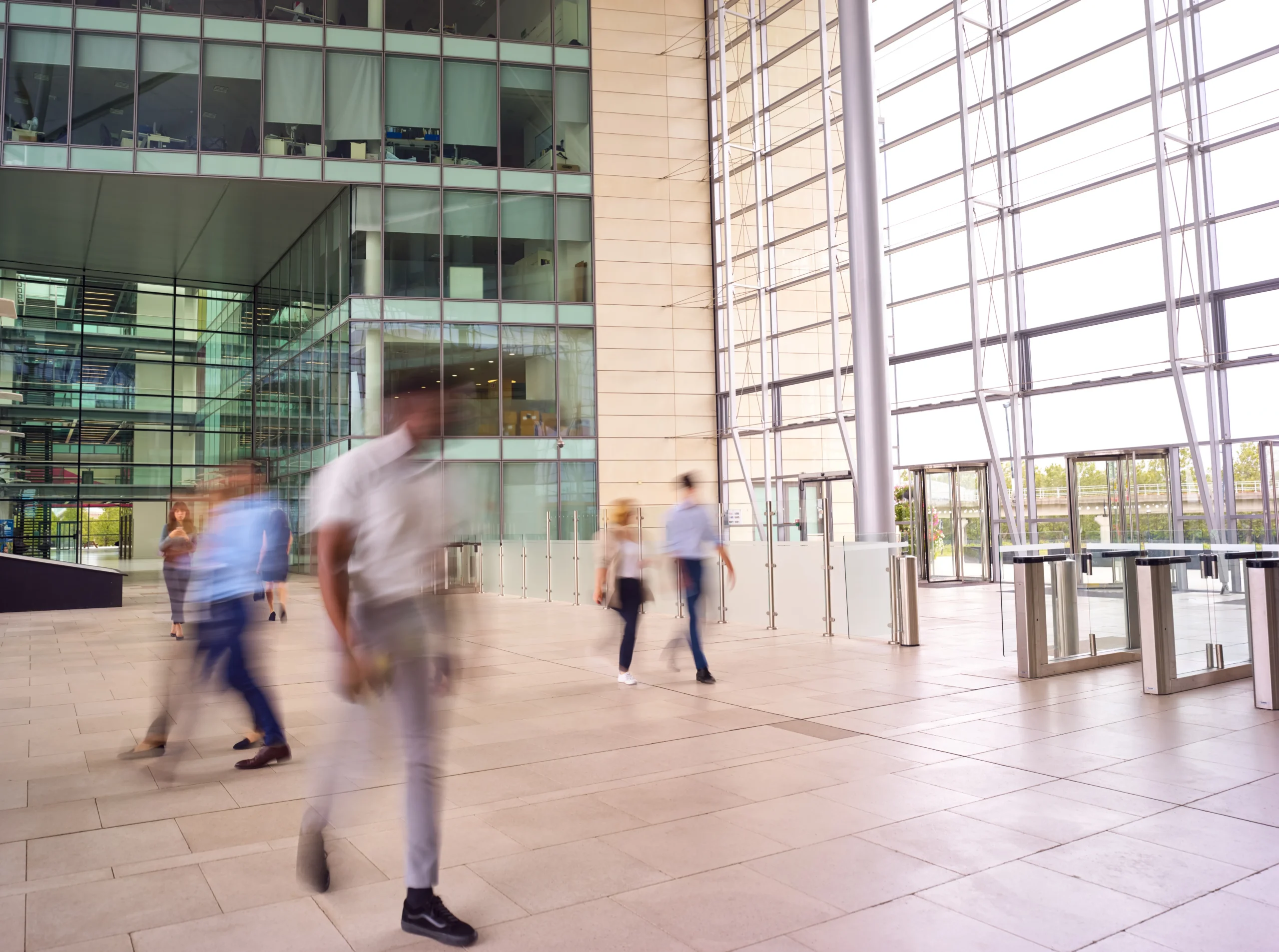 Commercial property owner and advisor reviewing financial performance, tenant stability, and building condition
